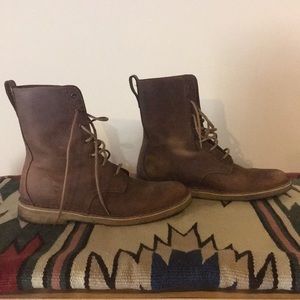 clarks tall desert boots